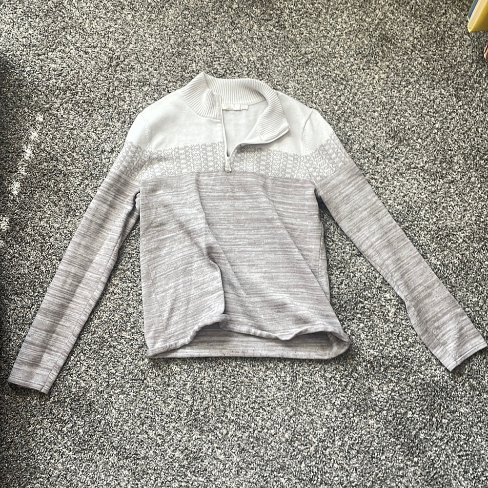 Women’s Prana sweater size Large with front zip